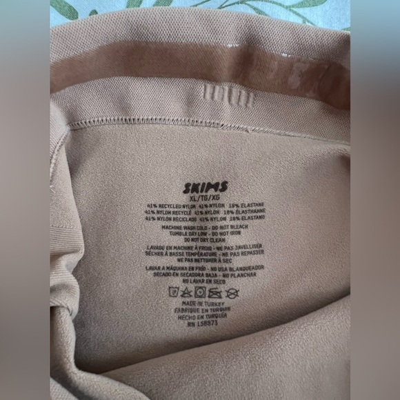 Skims Seamless Sculpt High Waist Brief - Ochre - XL - Picture 7 of 10